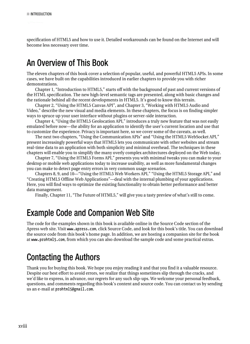 image for page Pro HTML5 Programming Powerful APIs for Richer Internet Application Development