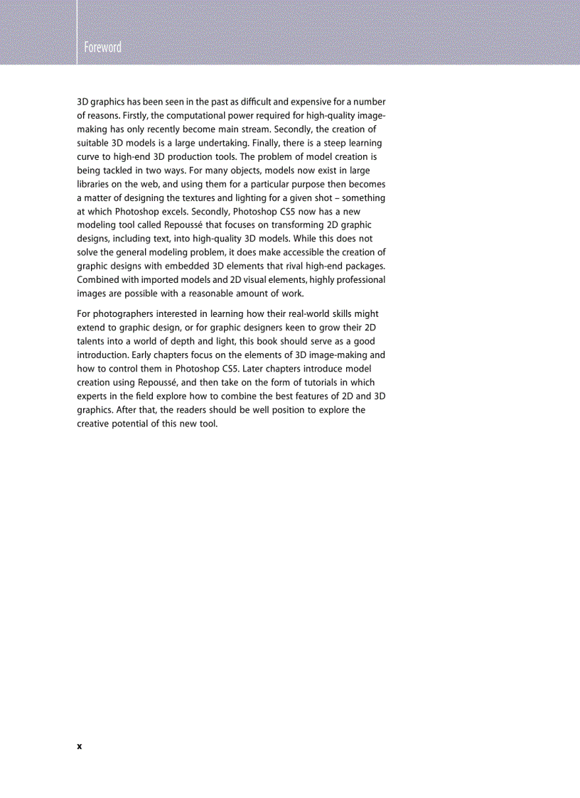 image for page 3D in Photoshop The Ultimate Guide for Creative Professionals