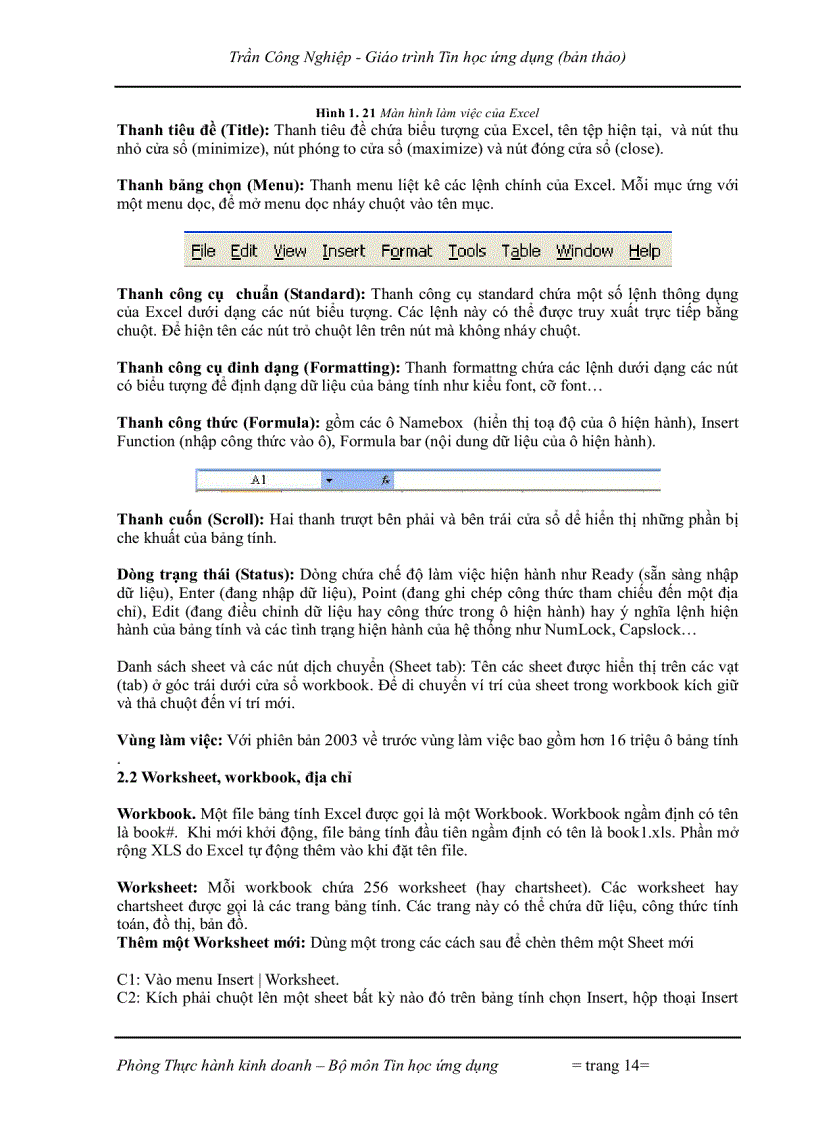 image for page Tin Học ứng dụng và lý thuyết photoshop