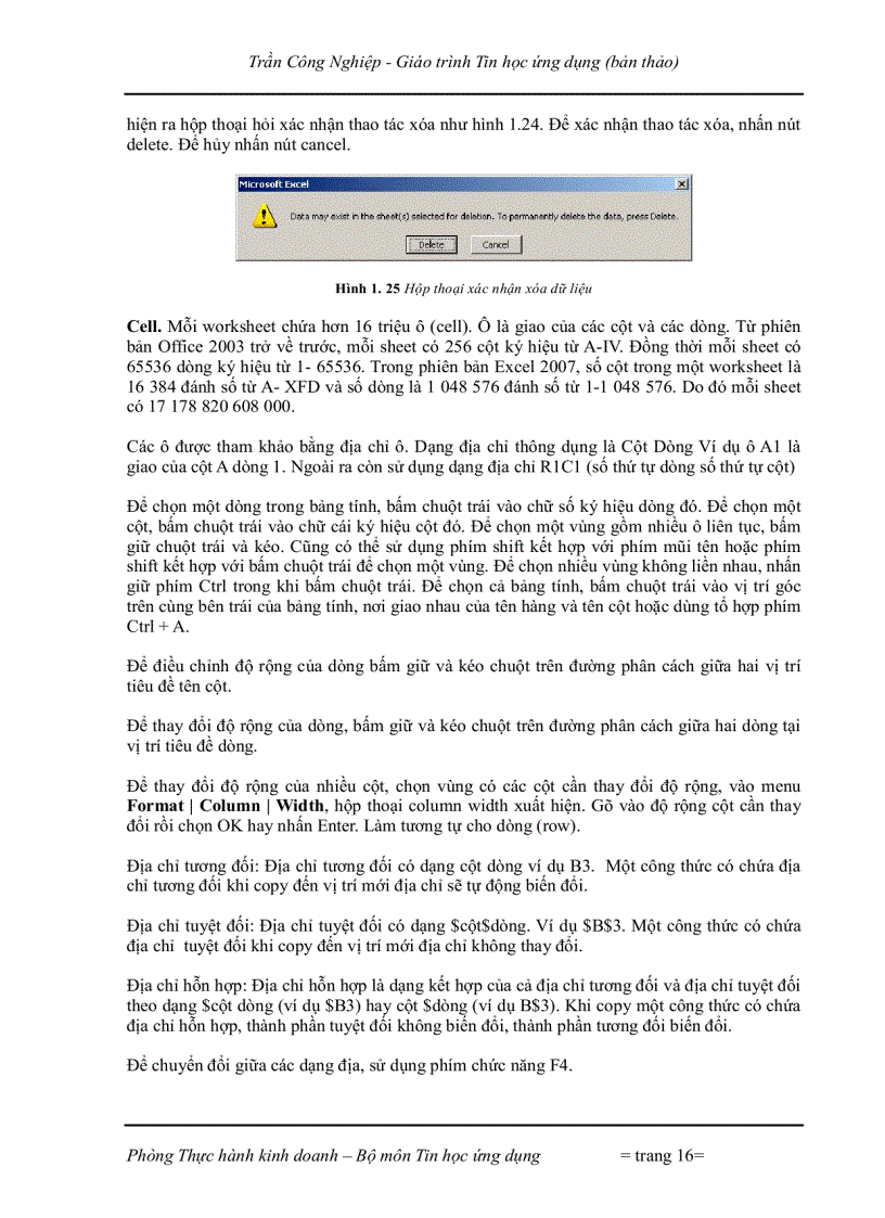 image for page Tin Học ứng dụng và lý thuyết photoshop