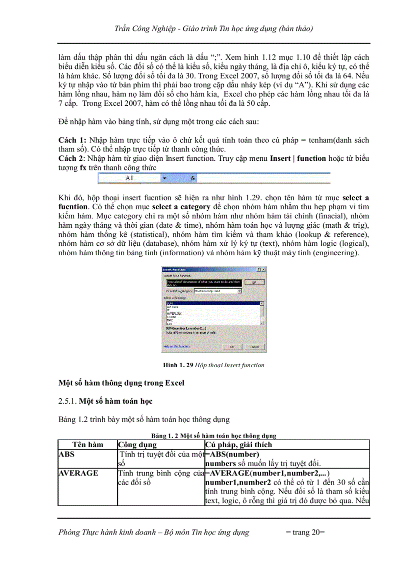 image for page Tin Học ứng dụng và lý thuyết photoshop
