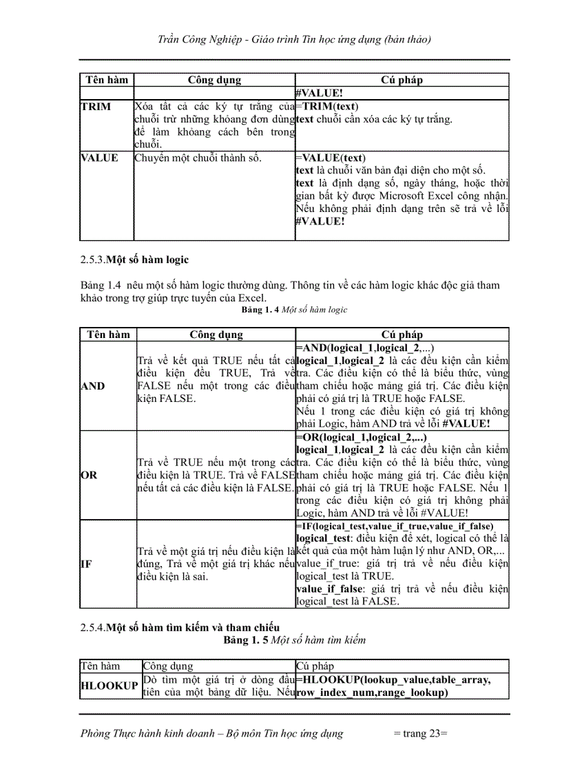 image for page Tin Học ứng dụng và lý thuyết photoshop