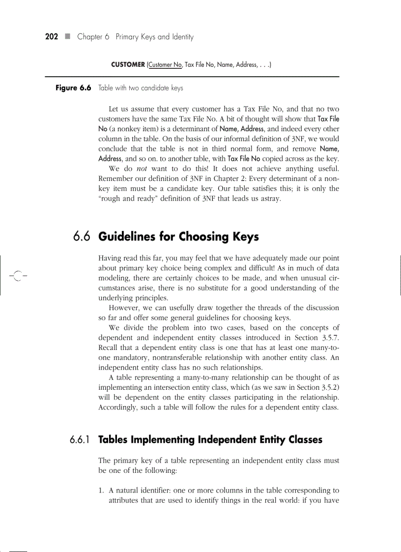 image for page Primary Keys and Identity