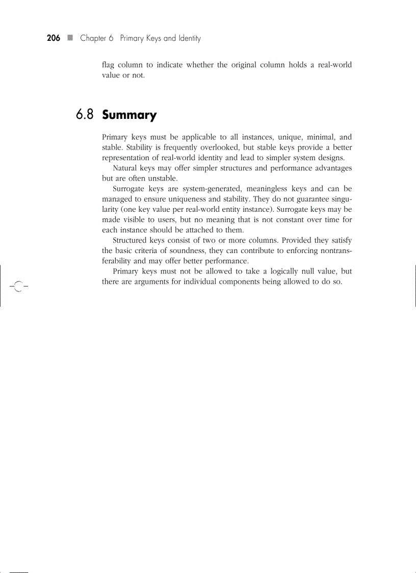 image for page Primary Keys and Identity