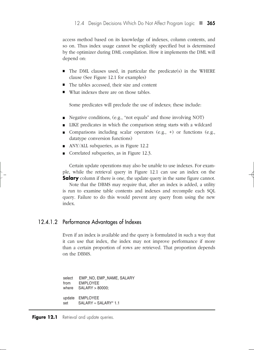 image for page Physical Database Design