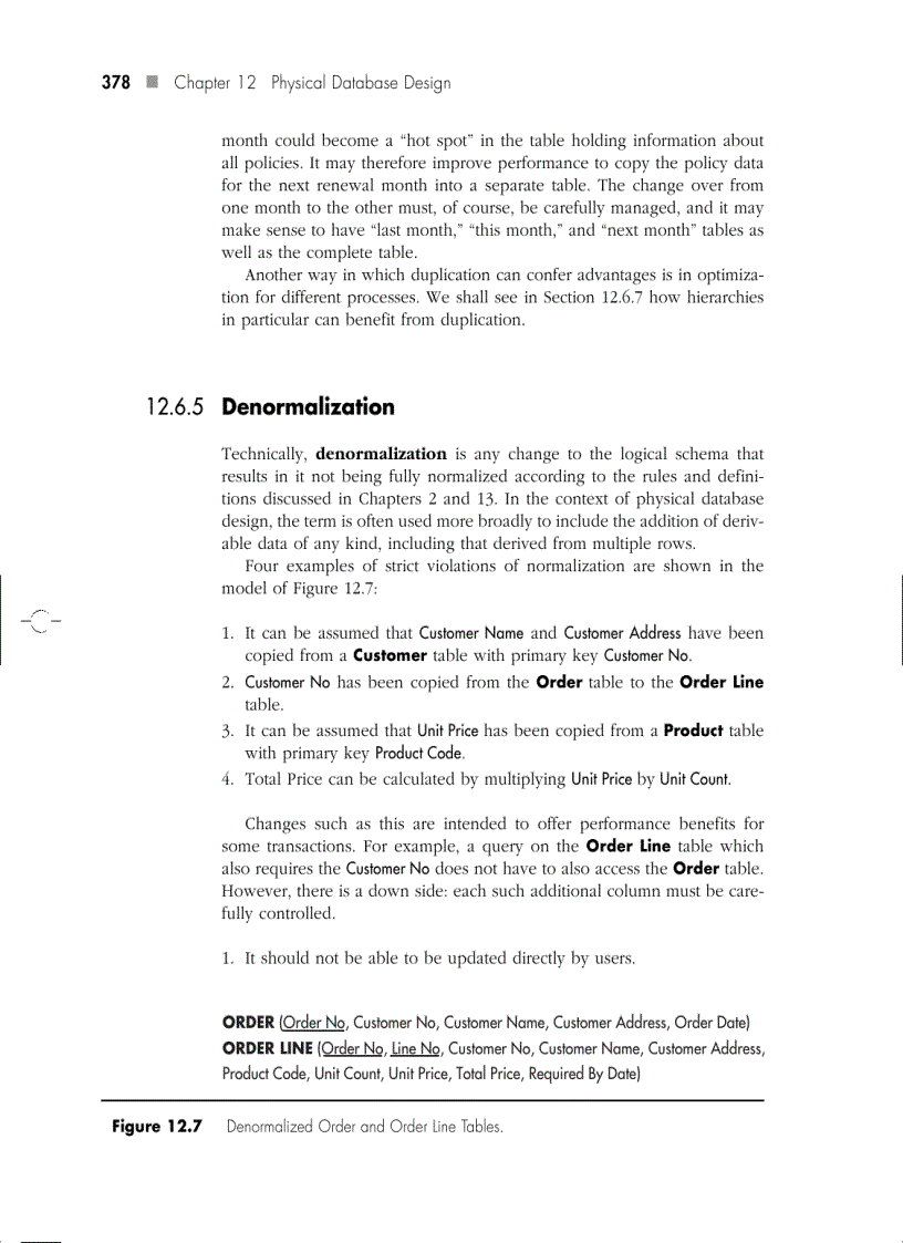 image for page Physical Database Design