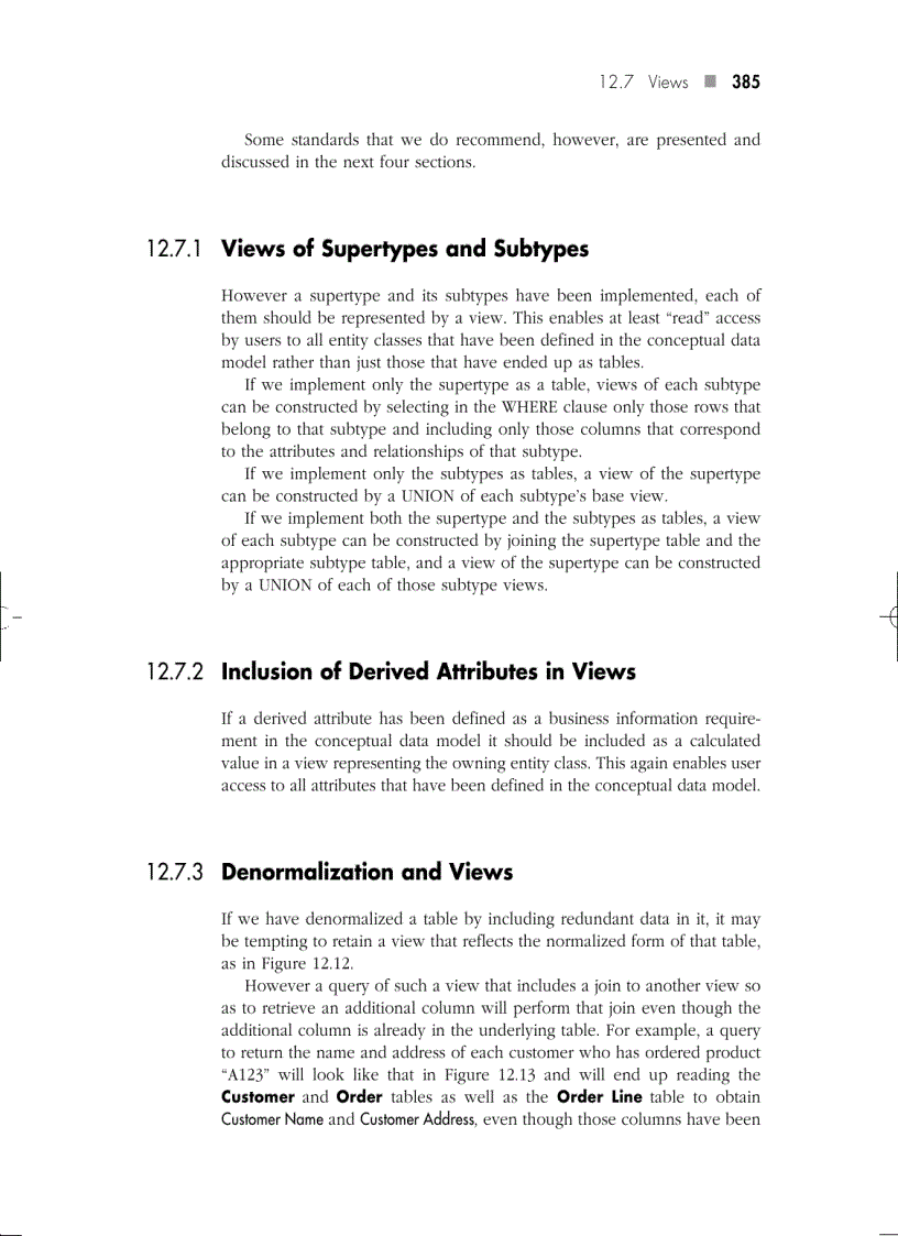 image for page Physical Database Design