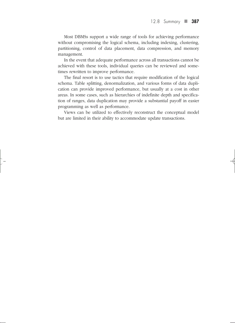 image for page Physical Database Design