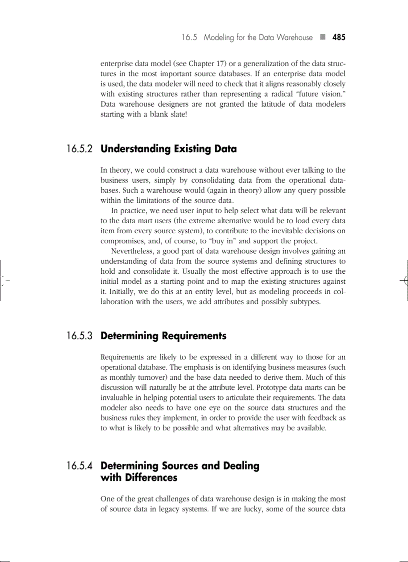 image for page Modeling for Data Warehouses and Data Marts