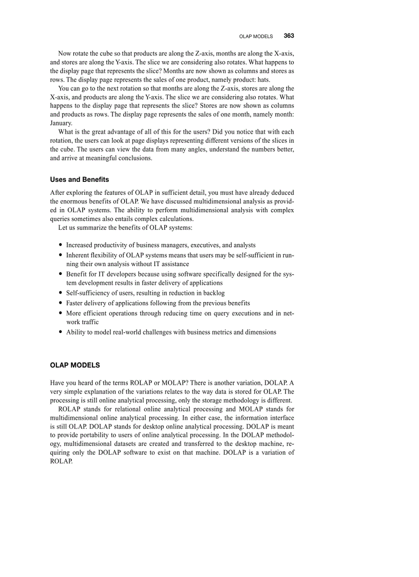 image for page Olap in the data warehouse