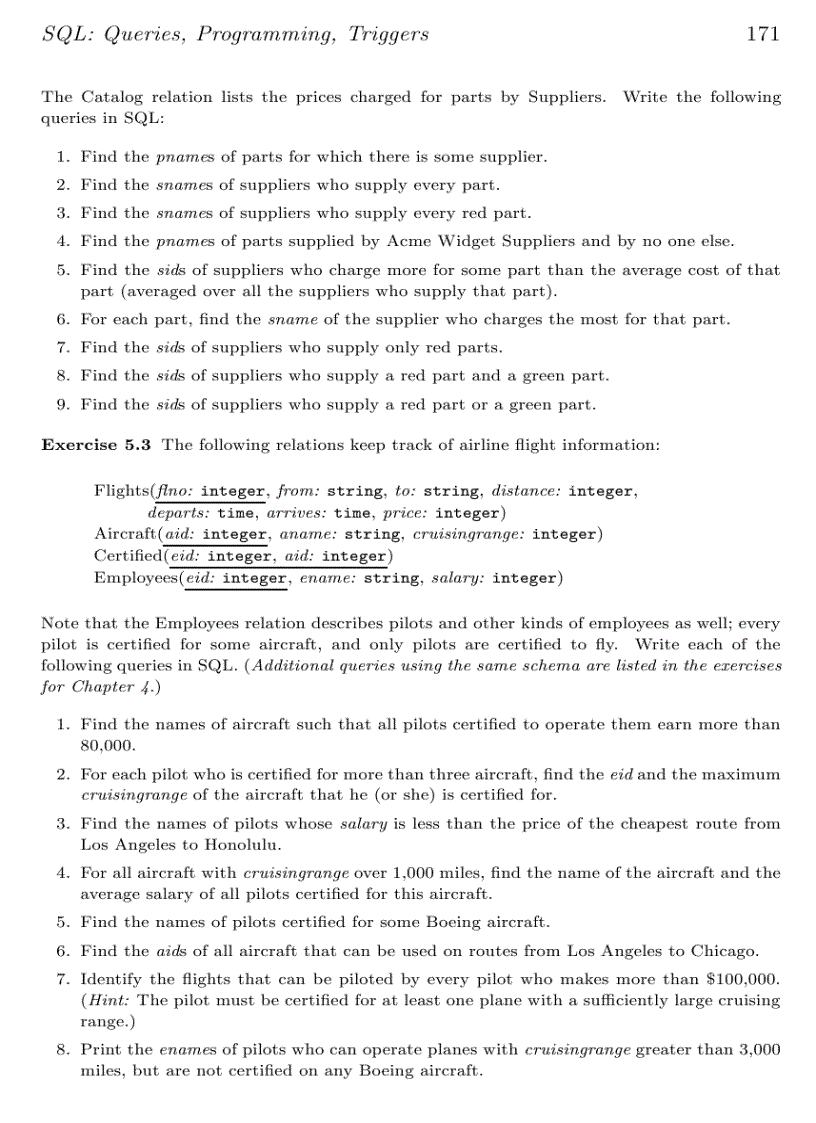 image for page SQL Queries Programming Triggers