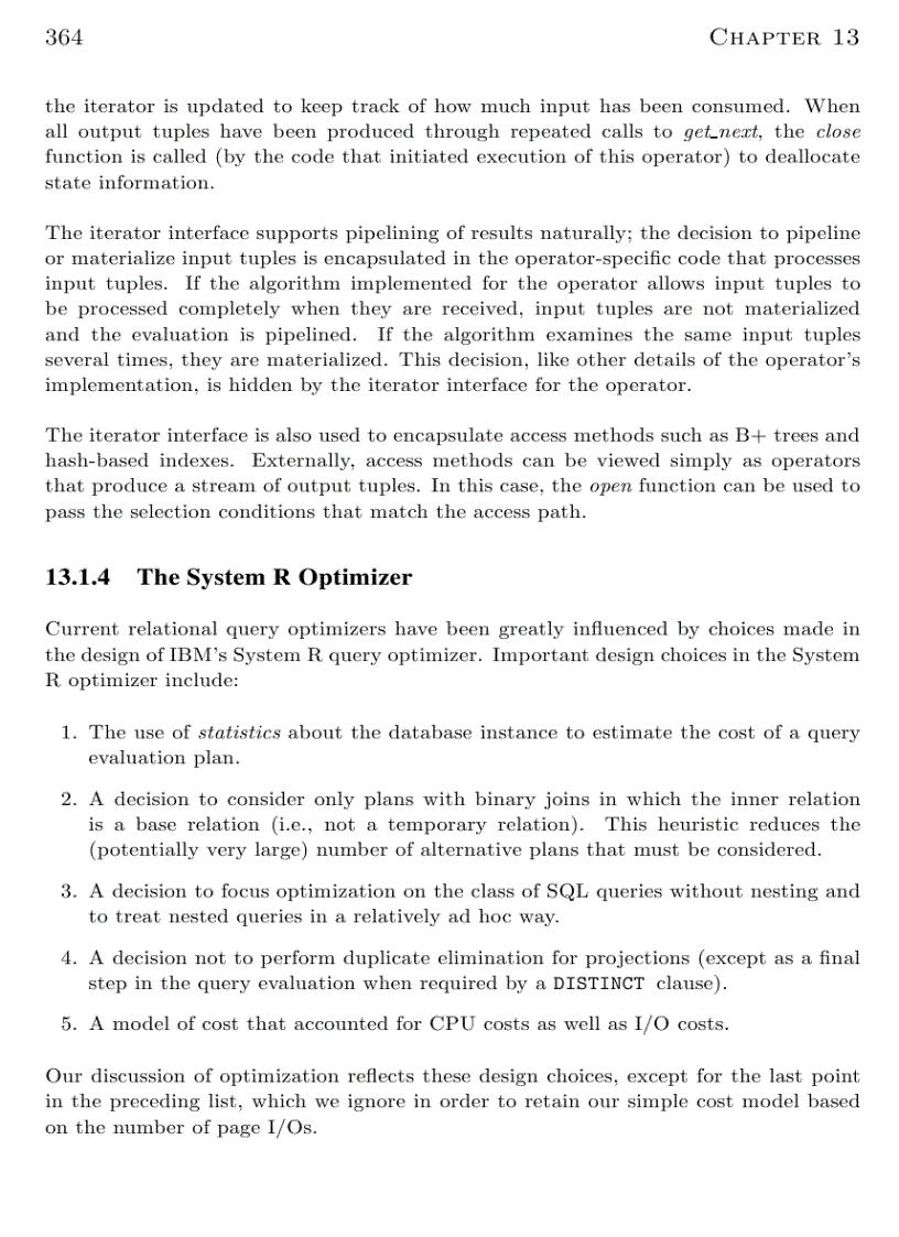 image for page Evaluation of Relational Operators