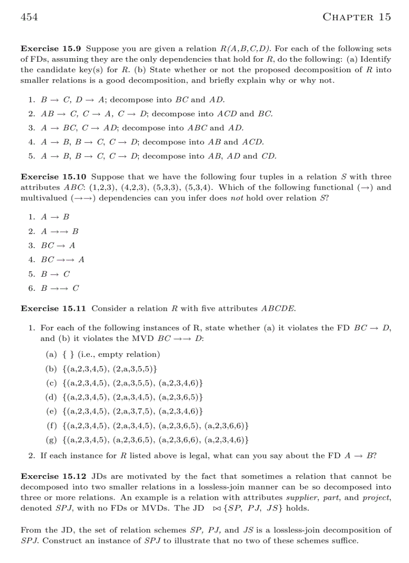 image for page Schema Re nement and Normal Forms