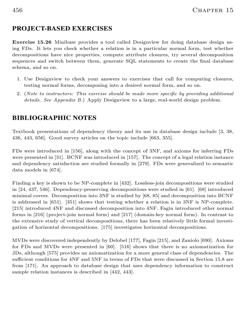 image for page Schema Re nement and Normal Forms
