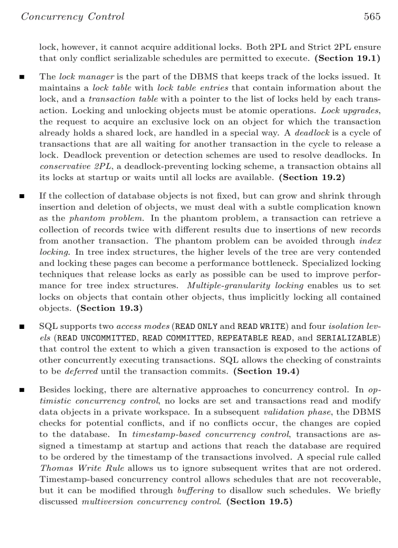 image for page Concurrency Control