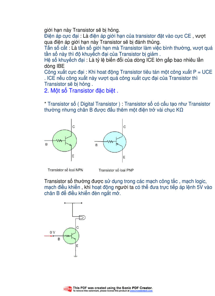 image for page Nhận biết transistor