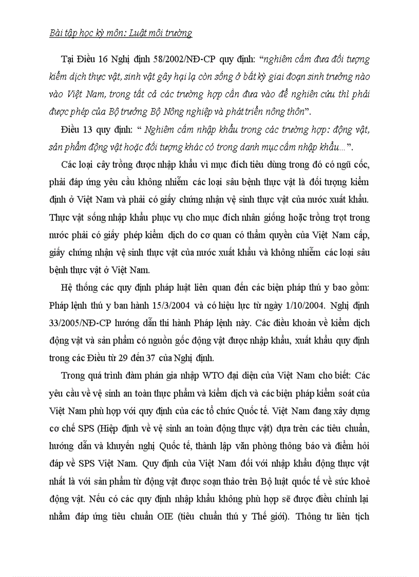 image for page Tác động của hội nhập kinh tế đến bảo vệ môi trường bằng pháp luật trong các lĩnh vực nhập khẩu