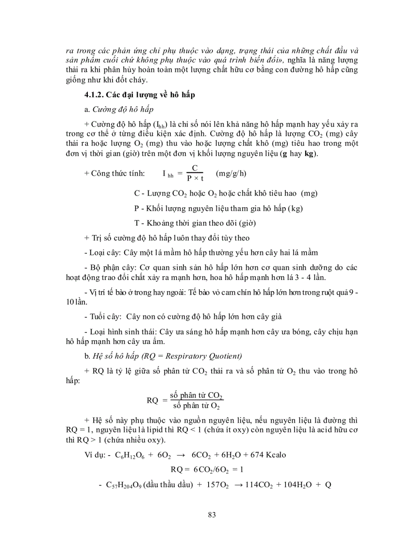 image for page Ý nghĩa của hô hấp trong đời sống thực vật