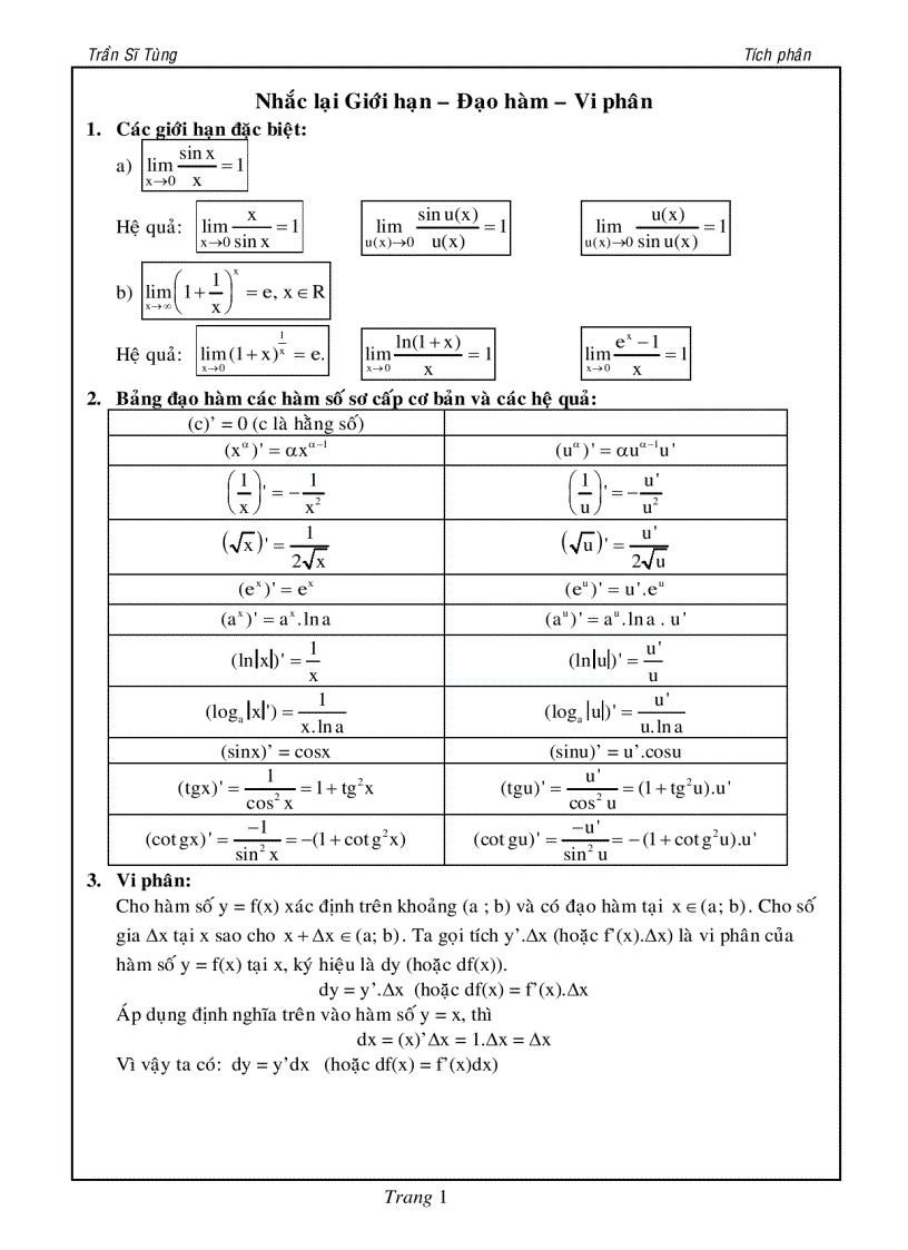 image for page GT Tích phân