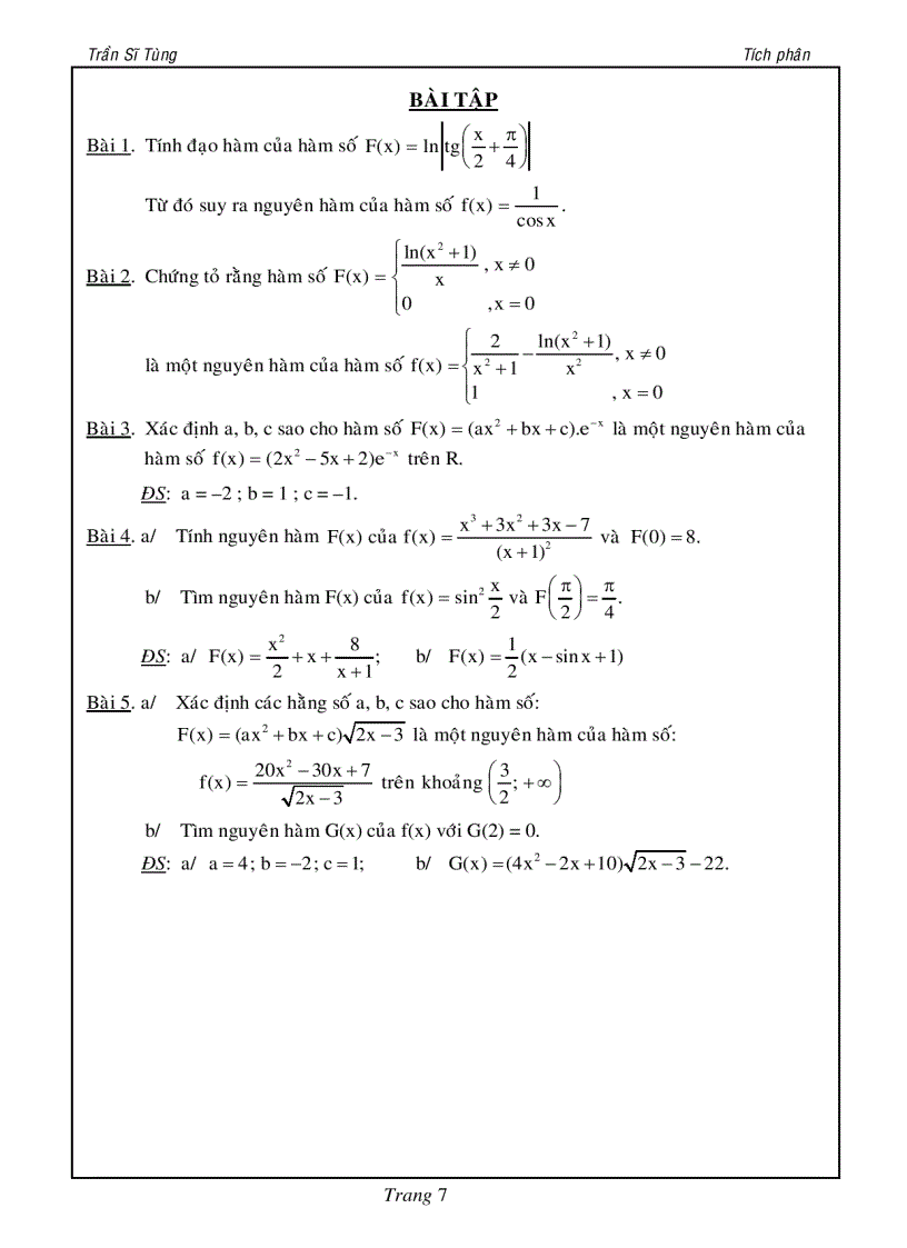 image for page GT Tích phân