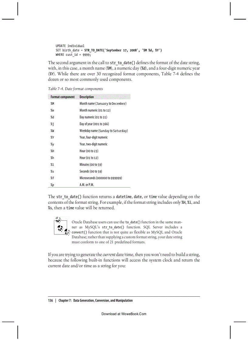 image for page Working with String Data