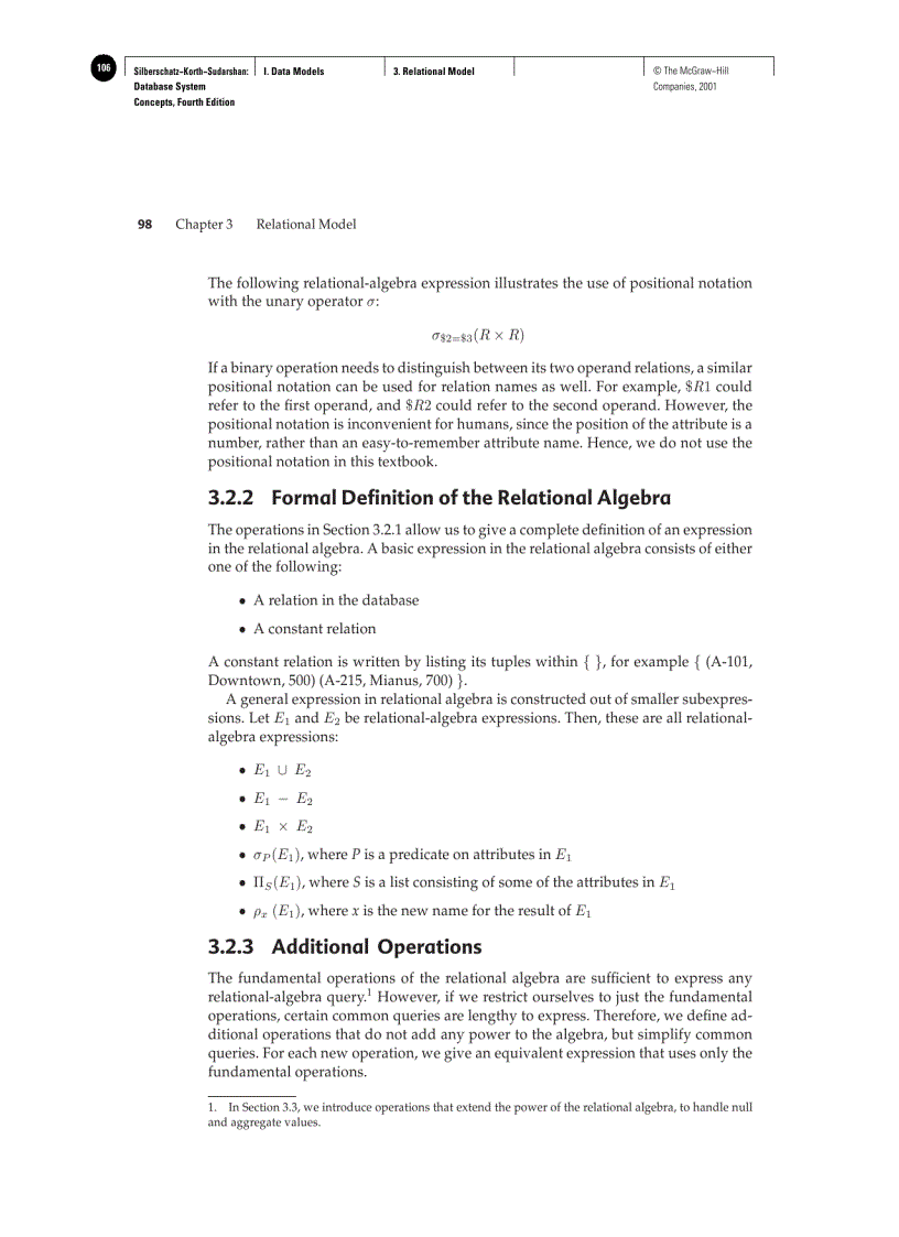 image for page Structure of Relational Databases