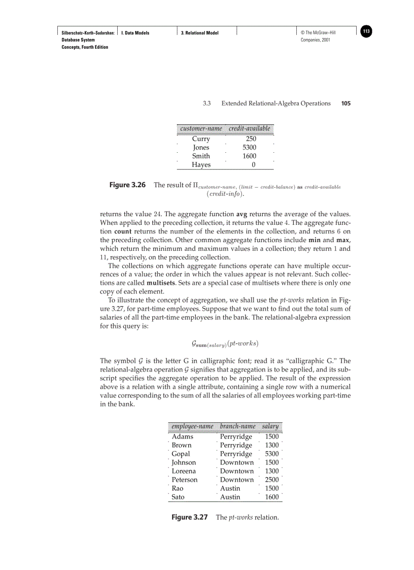 image for page Structure of Relational Databases