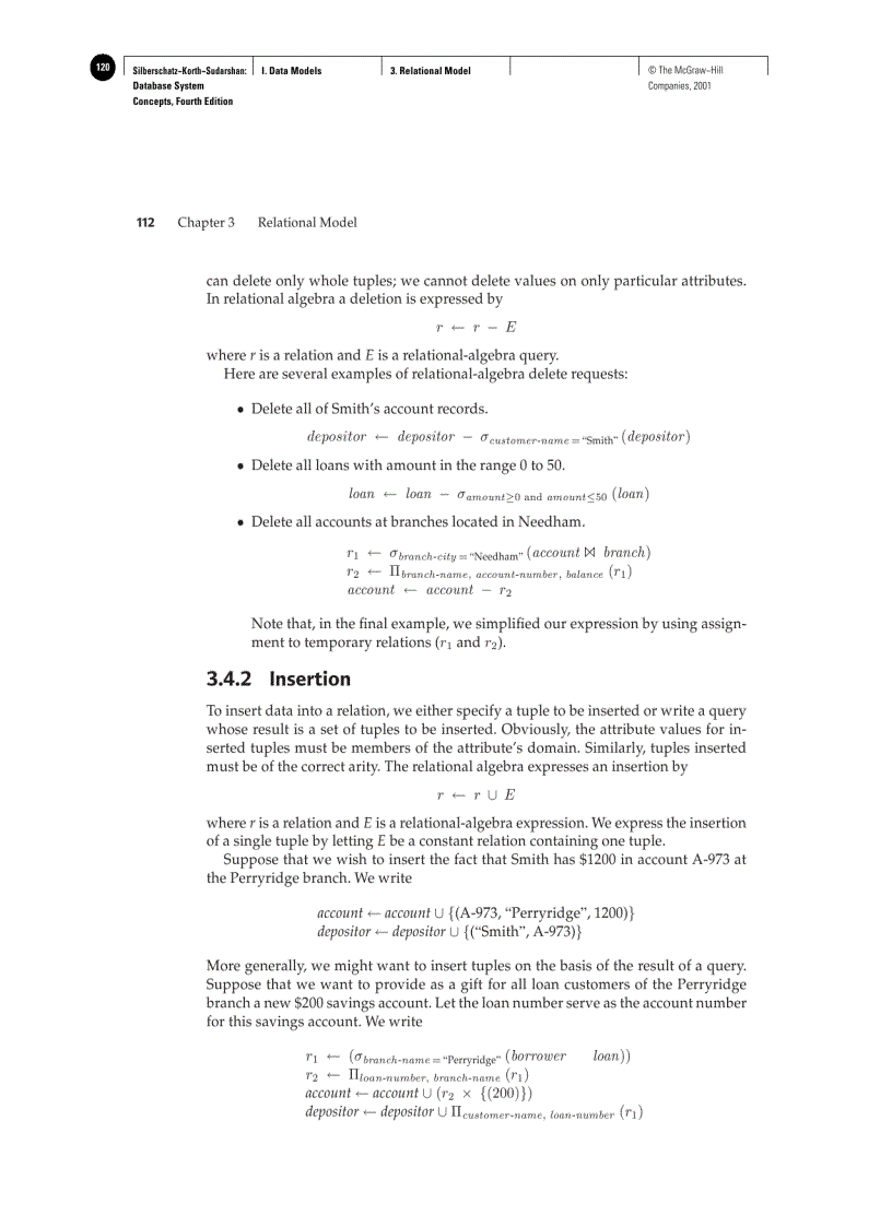 image for page Structure of Relational Databases