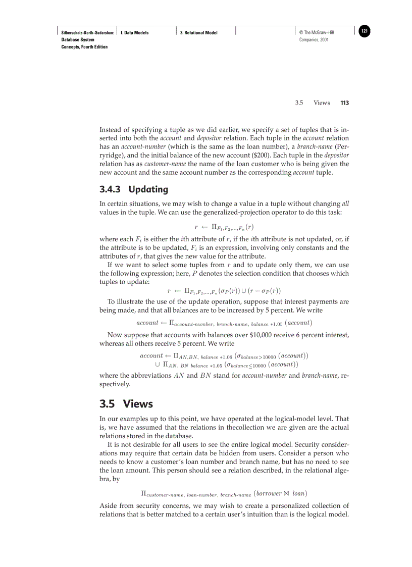 image for page Structure of Relational Databases