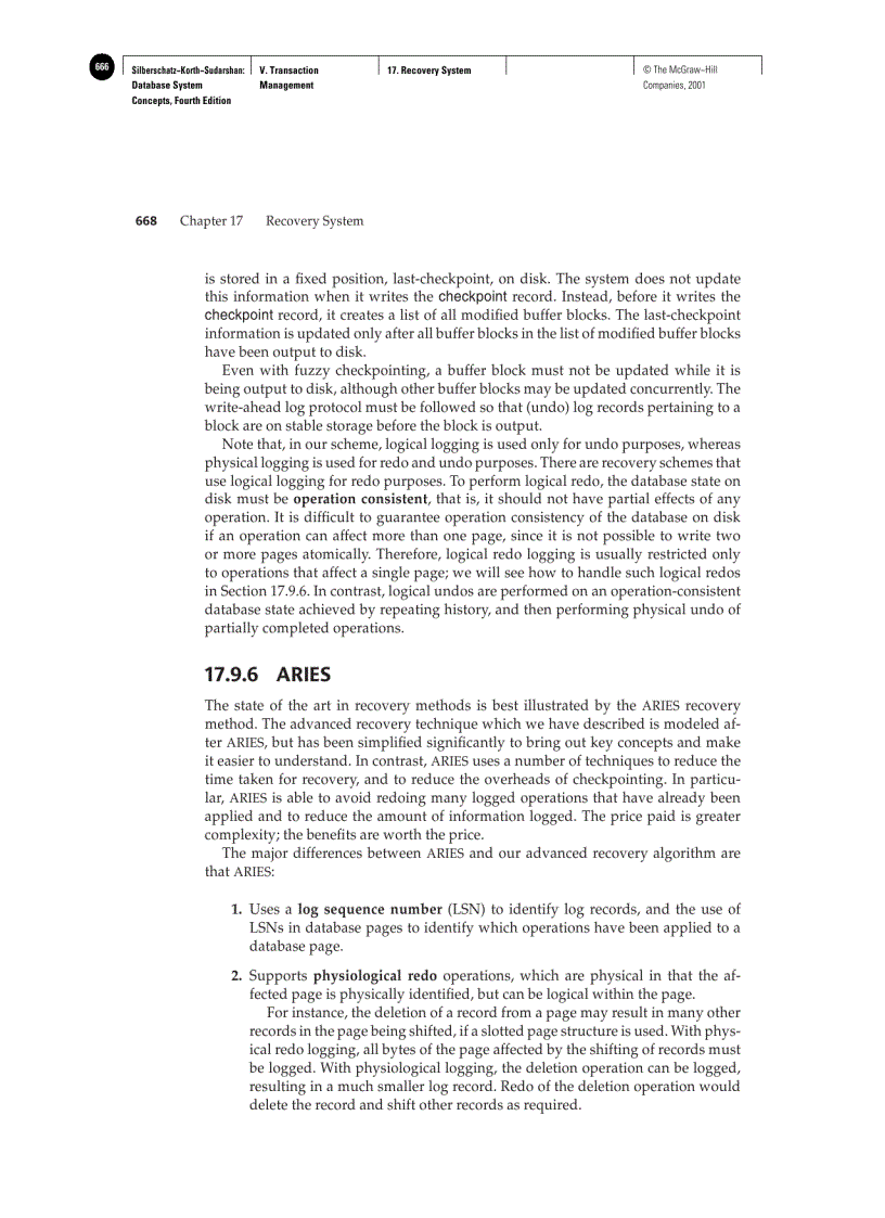 image for page Storage Structure