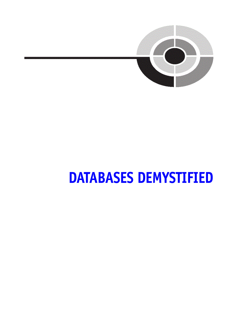 Databases demystified