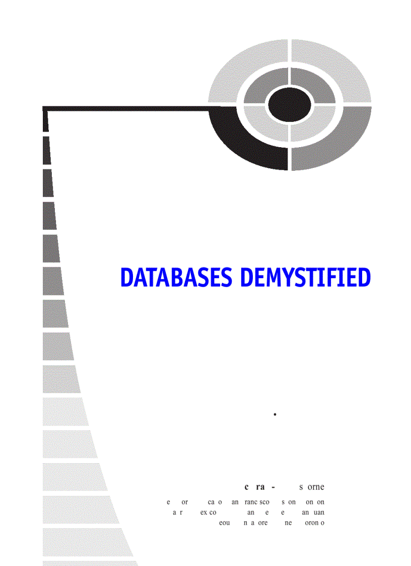 image for page Databases demystified
