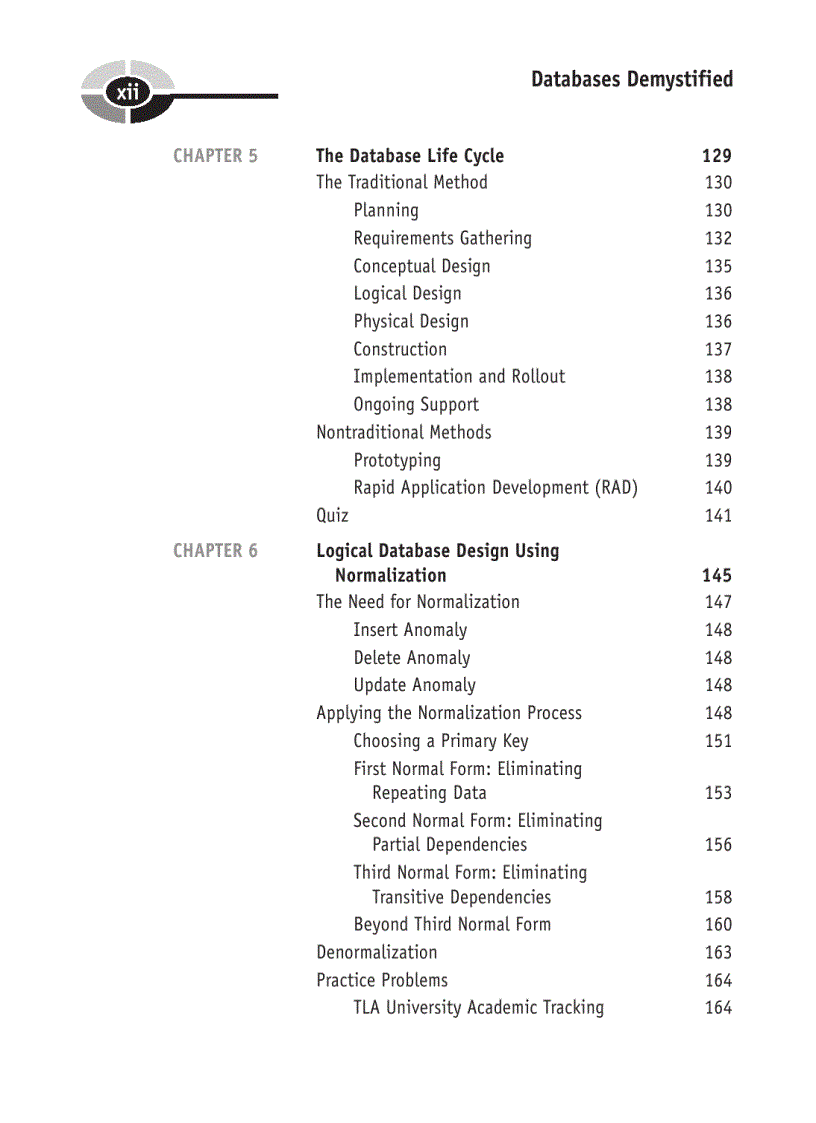 image for page Databases demystified