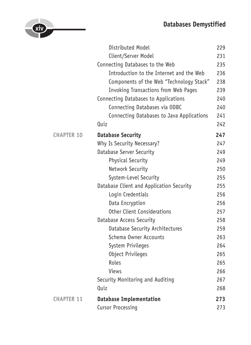 image for page Databases demystified