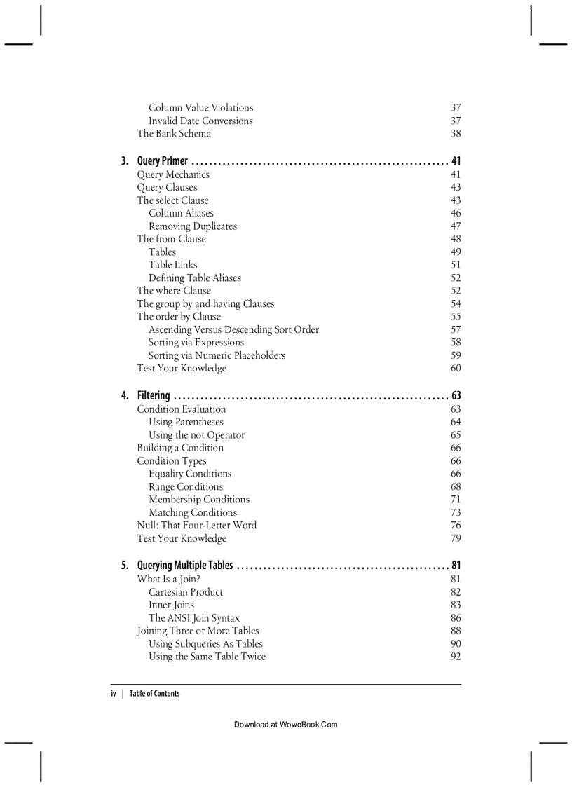 image for page Learning SQL