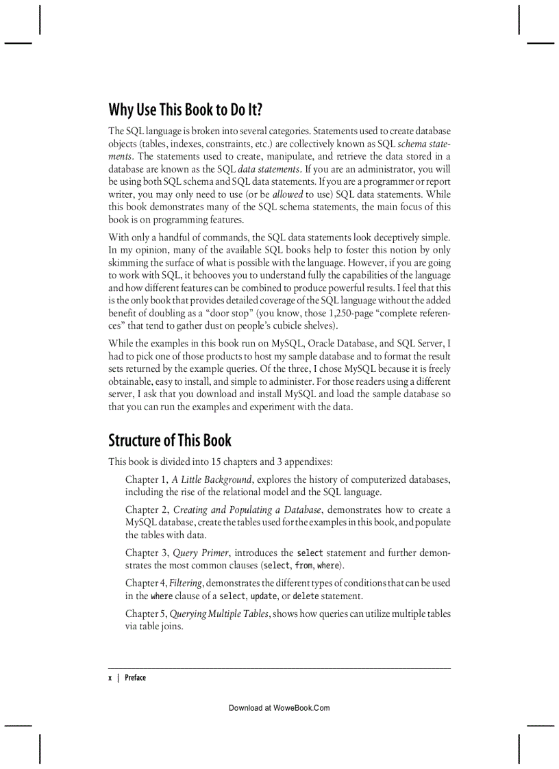 image for page Learning SQL