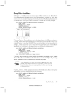 Group Filter Conditions