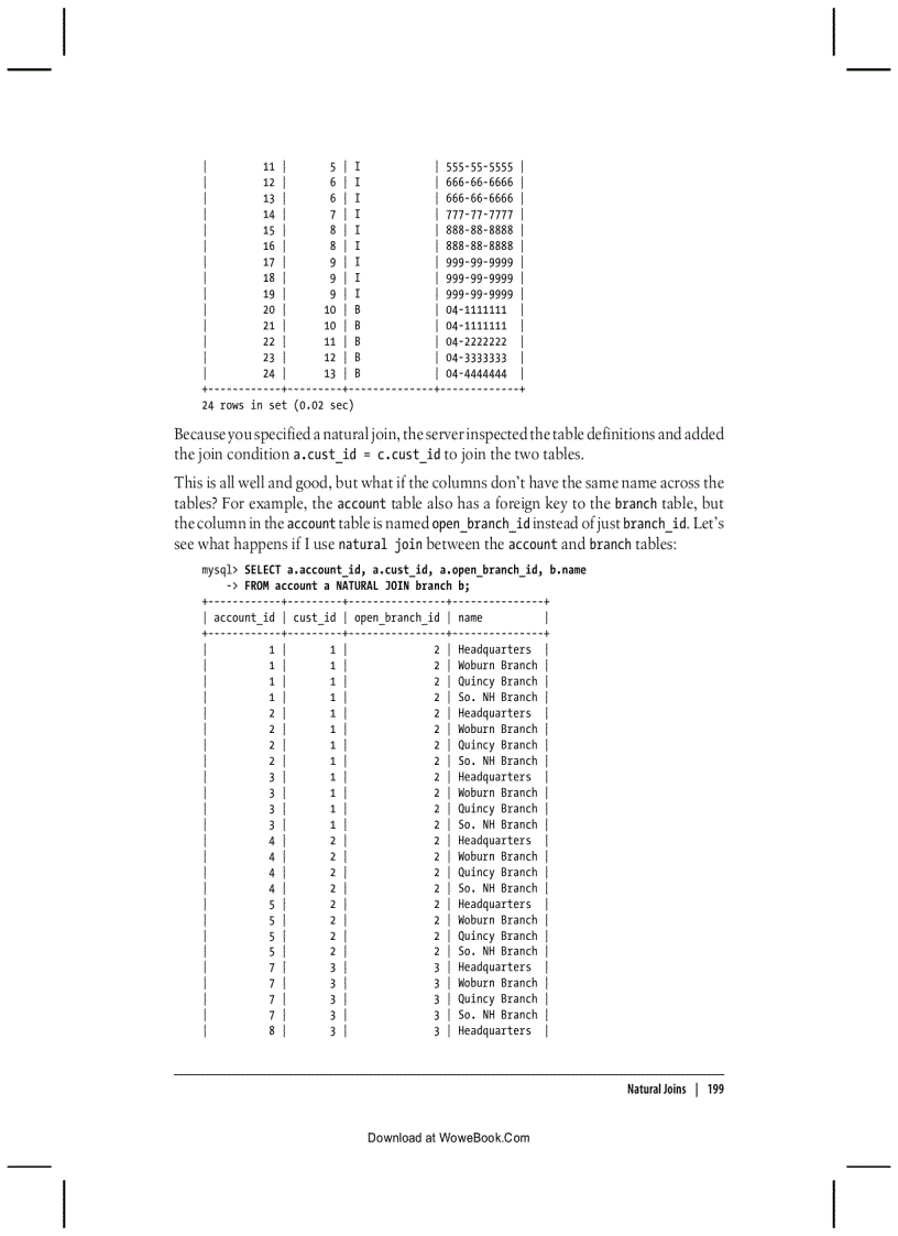 image for page Outer Joins