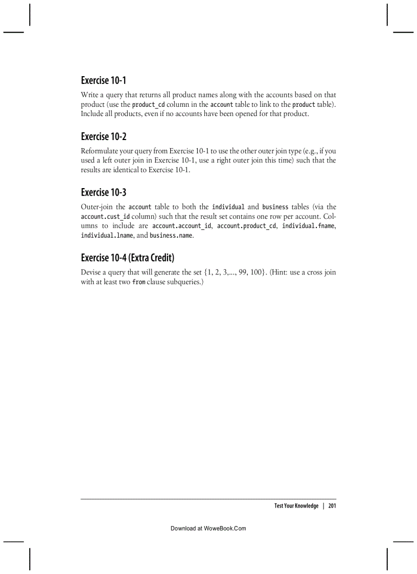 image for page Outer Joins