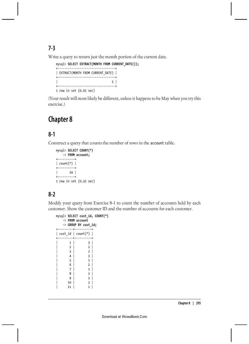 image for page Solutions to Exercises