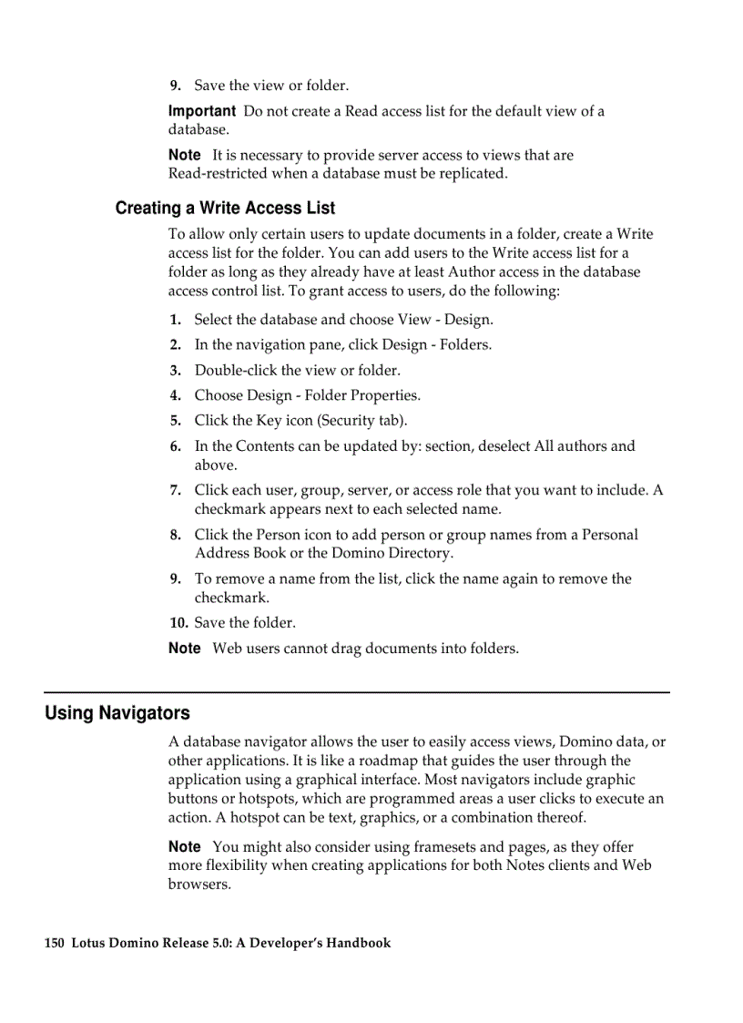 image for page Views Folders and Navigators
