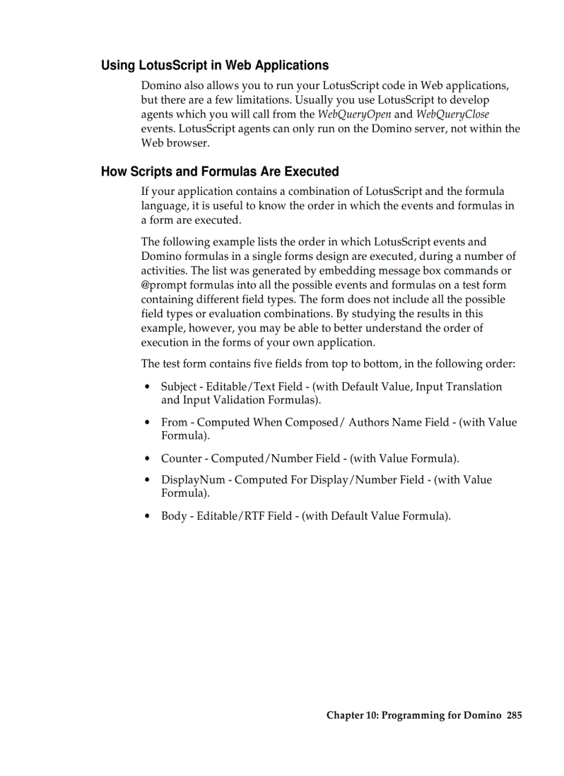 image for page Programming for Domino