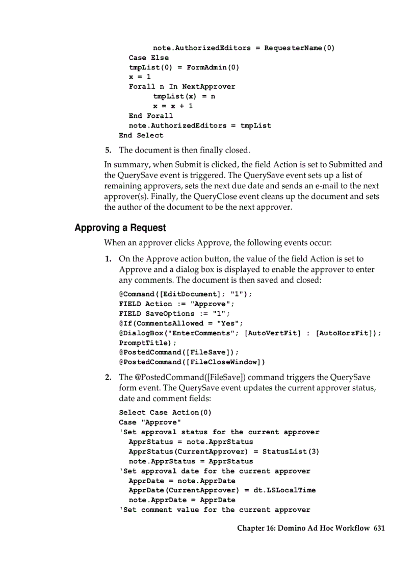 image for page Domino Ad Hoc Workflow