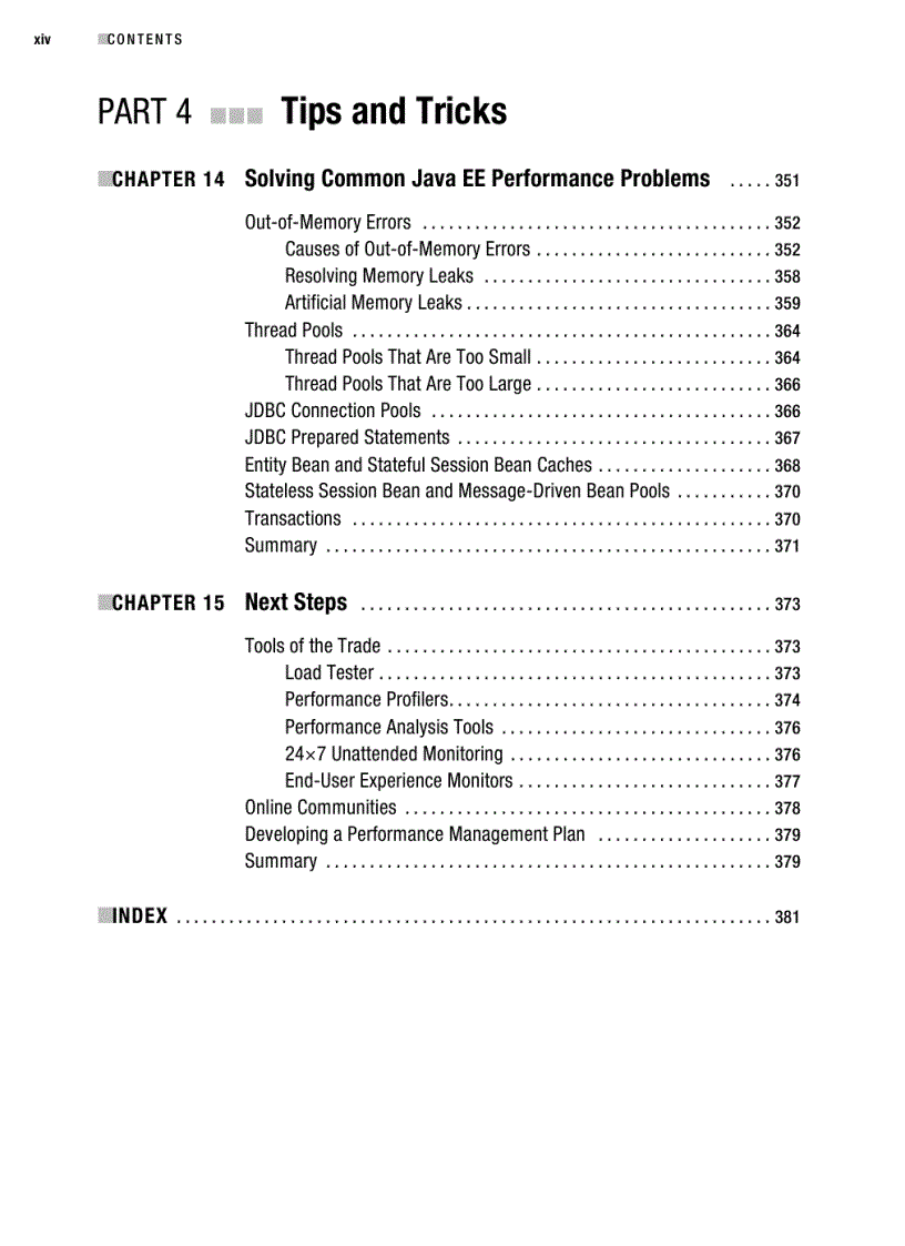 image for page Pro Java EE 5 Performance Management and Optimization