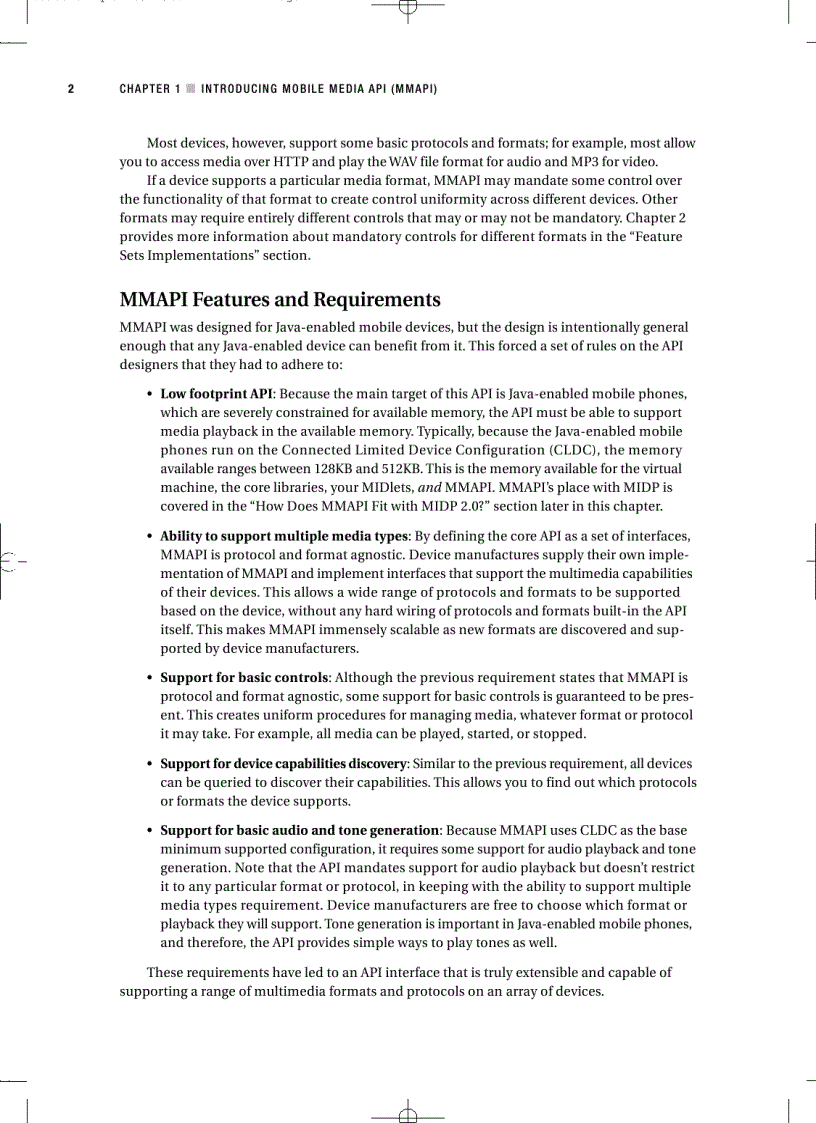 image for page Pro Java ME MMAPI Mobile Media API for Java Micro Edition