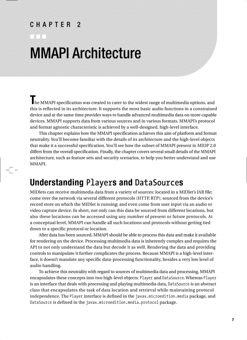 image for page Pro Java ME MMAPI Mobile Media API for Java Micro Edition