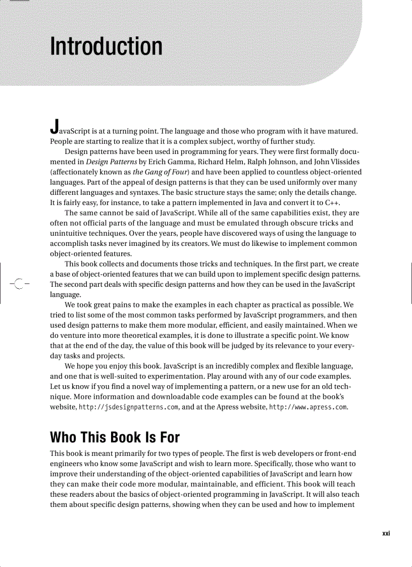 image for page Pro JavaScript Design Patterns