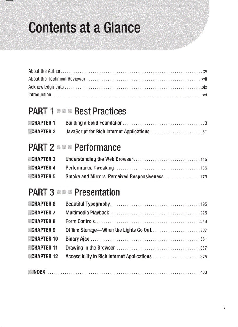 image for page Pro JavaScript RIA Techniques Best Practices Performance and Presentation
