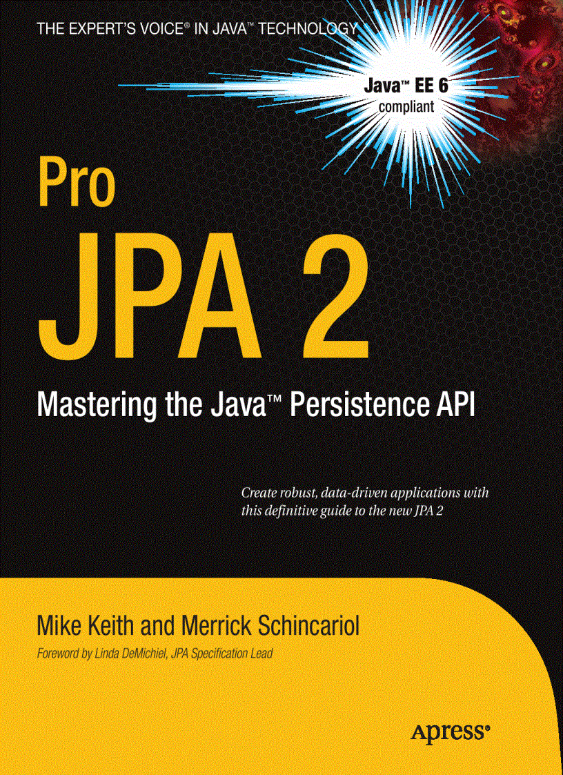 image for page Pro JPA 2 Mastering the Java Persistence API