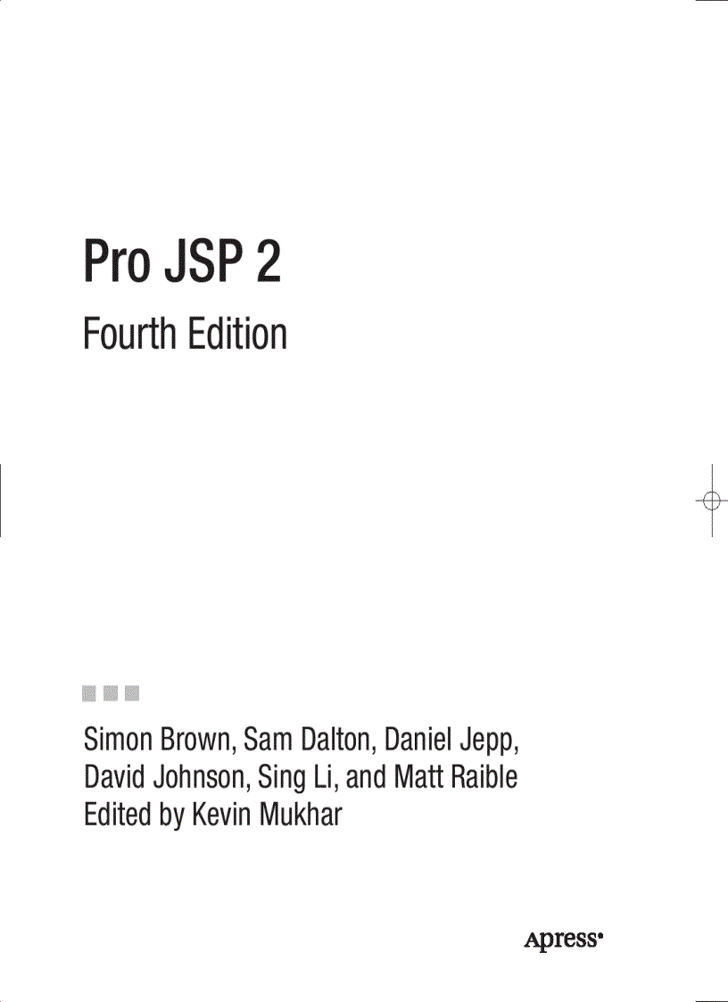 Pro JSP 2